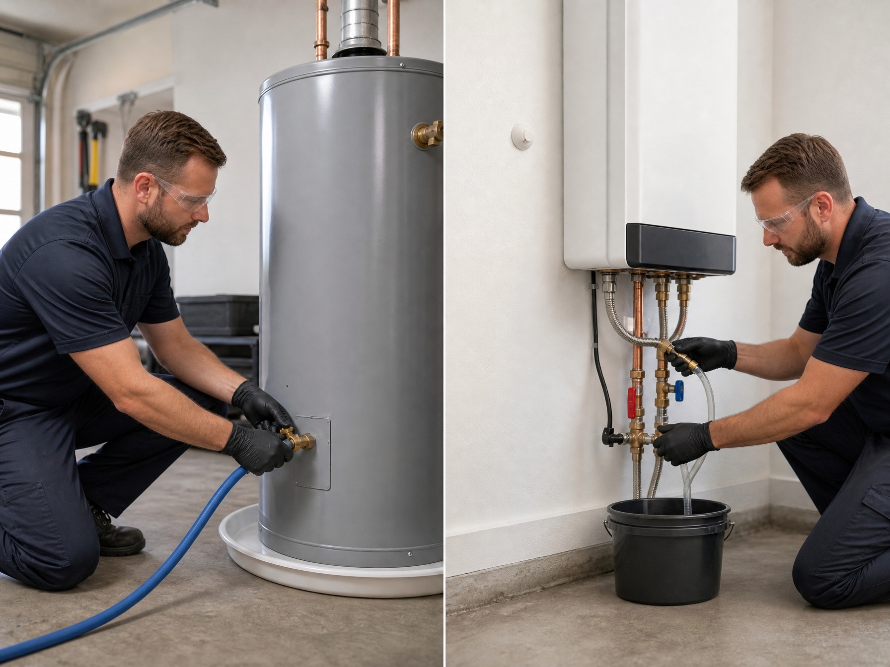 Hot Water Heater Descaling & Flush